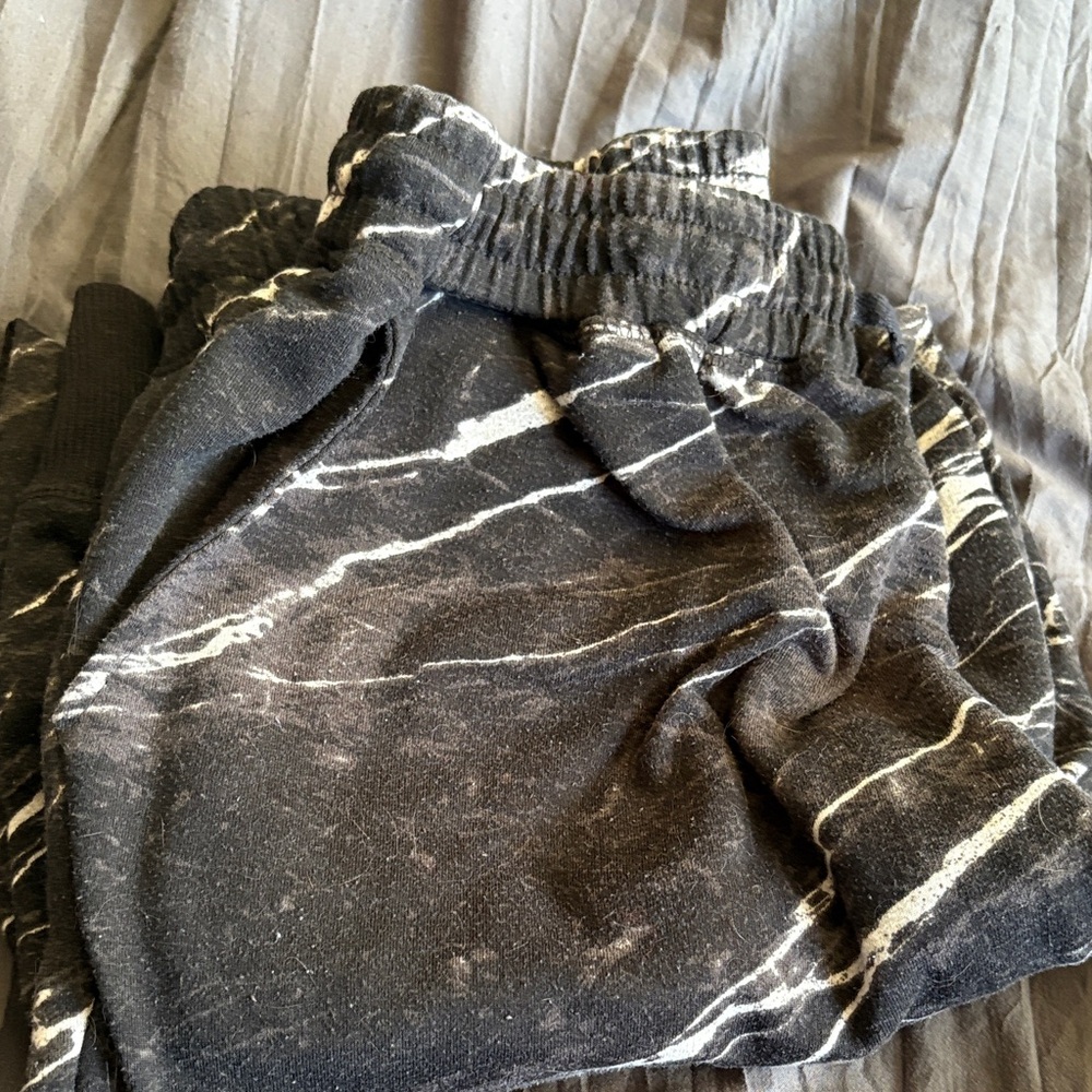 Stylish Black and White Joggers